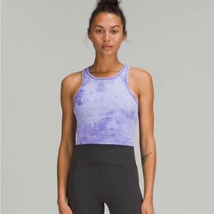 LULULEMON EBB TO STREET RB CROP TANK *Marble Dye